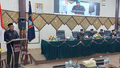 DPRD Kota Padang Gelar Rapat Paripurna Penyampaian LKPj 2022 2 LKPj Wali Kota Padang Tahun 2022c