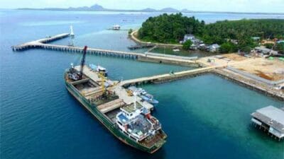 Berharap Pengoperasian PLBN Serasan di Natuna Tingkatkan Pariwisata Setempat 2 Lokasi pembangunan PLBN Serasan, Natuna, Kepri