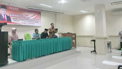 Pimpinan dan Anggota DPRD Kota Padang Laksanakan Reses Masa Sidang II Tahun 2023 3 Reses Arnedi Yarmen