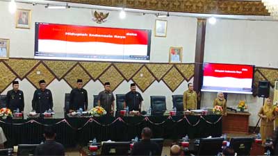 DPRD Kota Padang Gelar Paripurna Penyampaian Ranperda Pertanggungjawaban Pelaksanaan APBD TA 2022 4 Rapat Paripurna Ranperda Pertanggungjawaban APBD TA 2022