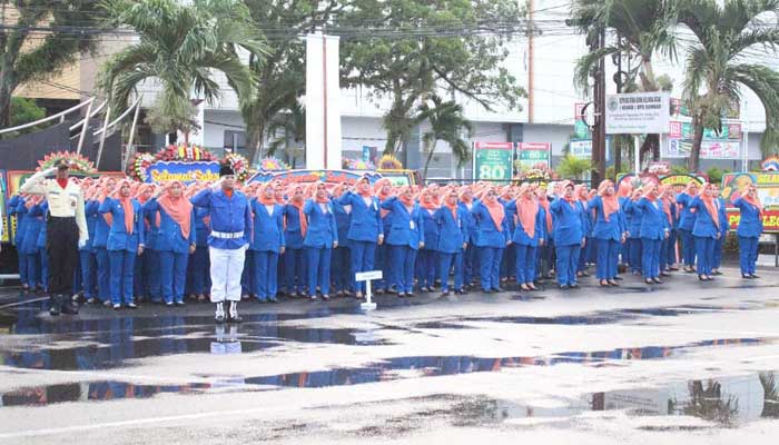 HUT ke-62, Bank Nagari Bertekad Melaju Bersama Transformasi Digitalisasi 2 Upacara HUT Bank Nagari ke-62
