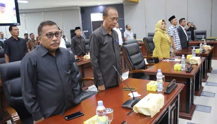 DPRD Kota Padang menggelar rapat paripurna penutupan masa sidang II periode 2019-2024, sekaligus membuka masa sidang I periode 2024-2029
