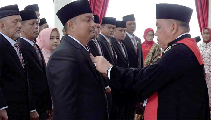 25 Anggota DPRD Kota Payakumbuh Terpilih Dilantik, Boy Sandi Jadi Ketua Sementara 2 Pelantikan anggota DPRD Kota Payakumbuh periode 2024-2029