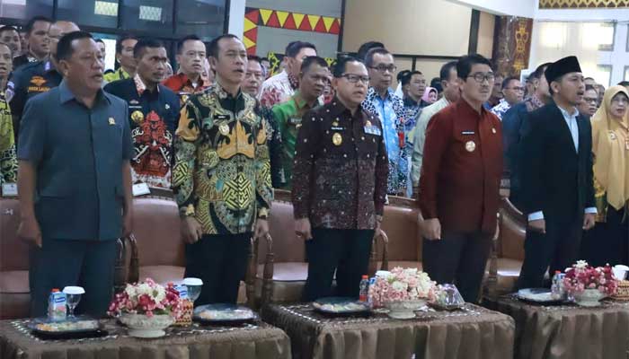 Pemkab Lampung Utara Raih Opini WTP atas LKPD TA 2024 3 Suasana peneyrahan Opini WTP atas LKPD Pemkab Lampung Utara TA 2024