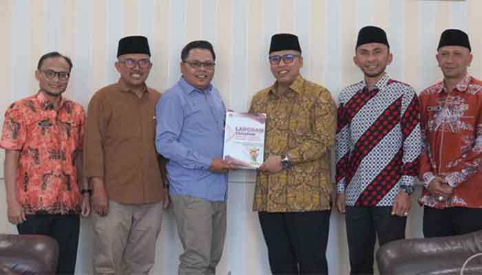 Pemko Padang Panjang Terima Pengembalian Sisa Dana Hibah dari KPU dan Bawaslu