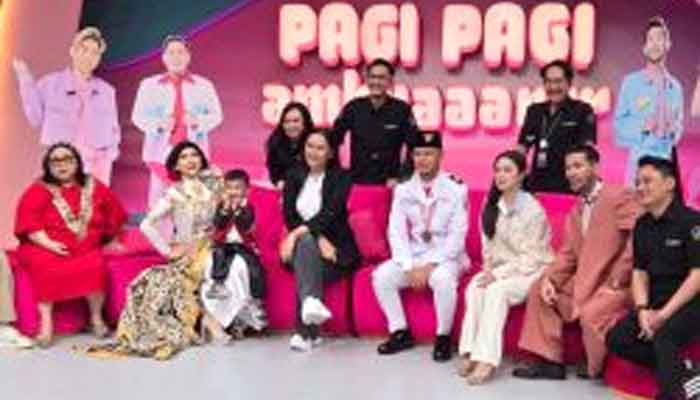 Acara “PAGI PAGI Ambyaarr” di TRANS TV Jakarta pada Senin 25 Agustus 2025