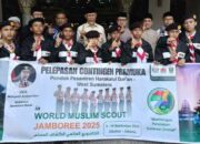 Gubernur Mahyeldi Lepas Kontingen Pramuka Sumbar Ikuti World Muslim Scout Jamboree 2025