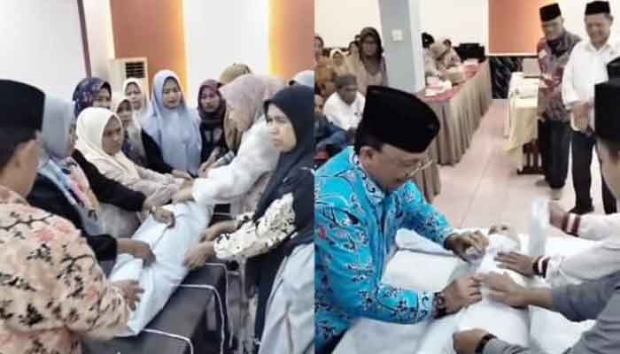 Baznas Dharmasraya Gugah Kepedulian Generasi Muda Lewat Pelatihan Penyelenggaraan Jenazah 2 Pelatihan cara penyelenggaraan jenazah