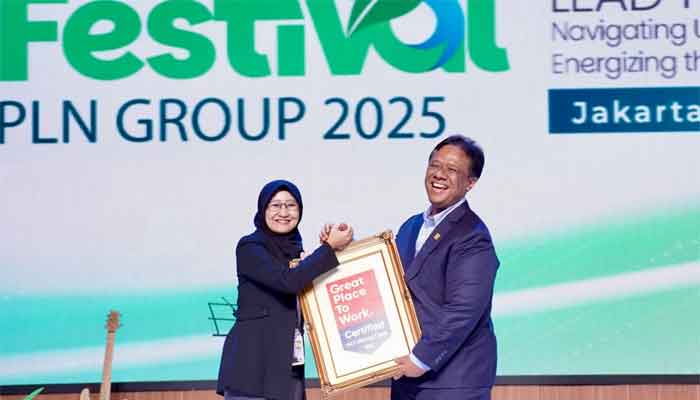 PLN Raih Sertifikasi Great Place to Work 2025