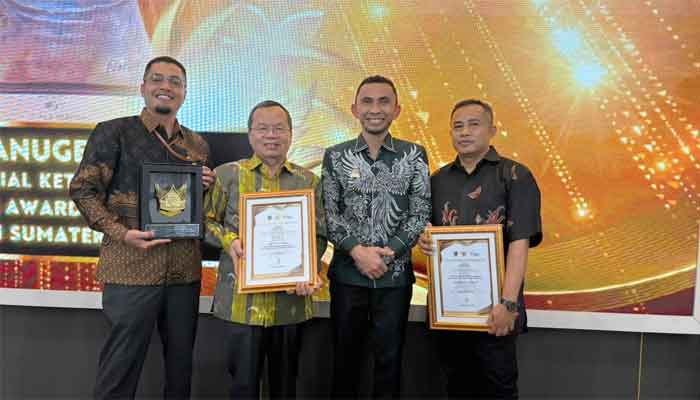 Pemko Padang Panjang Raih Penghargaan Keterbukaan Informasi Publik dan Paritrana Award 2025