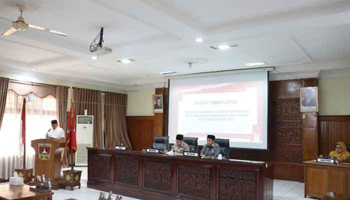Sambutan Wali Kota Bukittinggi, Ramlan Nurmatias.