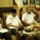 Gubernur Sumbar, Mahyeldi dalam Rapat Koordinasi Evaluasi Realisasi APBD Tahun 2025 yang diikuti seluruh kepala daerah se-Indonesia secara daring