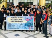 Dirikan Posko Peduli Bencana di Tanjung Raya Agam, Rektor UNP Berangkatkan Tim Relawan