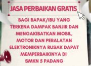 Usai Banjir, SMKN 5 Padang Gratiskan Perbaikan Kendaraan dan Elektronik 14 SMKN 5 Padang Gratiskan Perbaikan Kendaraan dan Elektronik