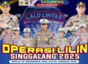 Satlantas Polres Sijunjung Gelar Operasi Lilin Singgalang 2025, Fokus Pengamanan Libur Nataru