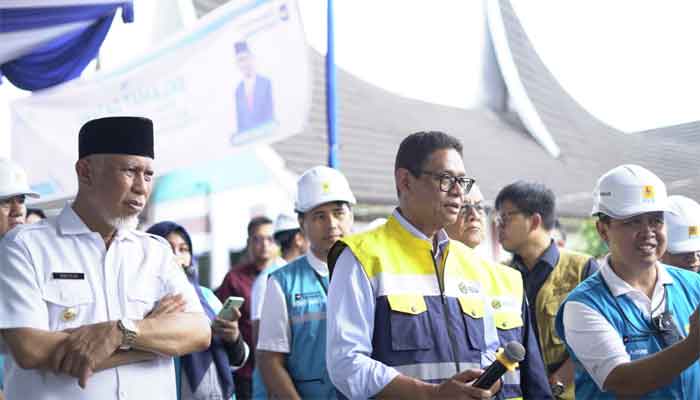 Siaga Kelistrikan Natal 2025 dan Tahun Baru 2026 yang digelar di PT PLN (Persero) Unit Induk Distribusi Sumbar, di Kota Padang