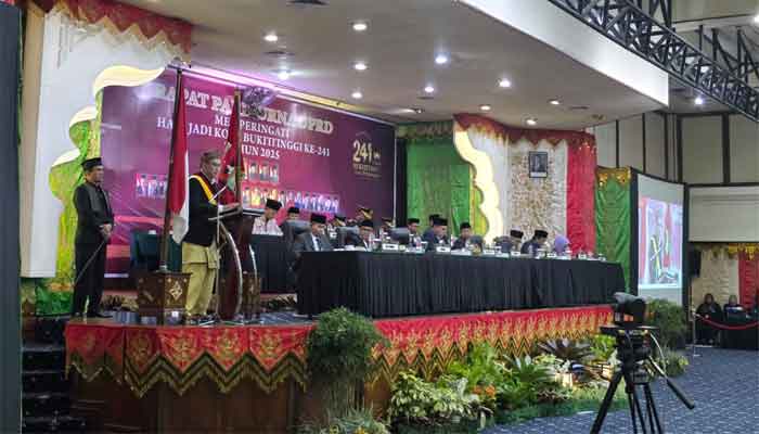 Sambutan tokoh masyarakat, Inyiak Rudi Gunawan Syarfi Dt. Rajo Endah.