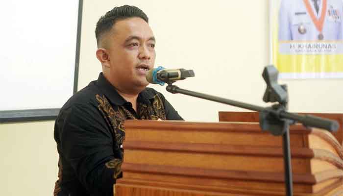 Adila Rekriyaldi Resmi Menjabat sebagai Pelaksana Tugas Camat Sungai Pagu Solok Selatan 2 Pelaksana Tugas Camat Sungai Pagu, Adila Rekriyaldi sampaikan sambutan