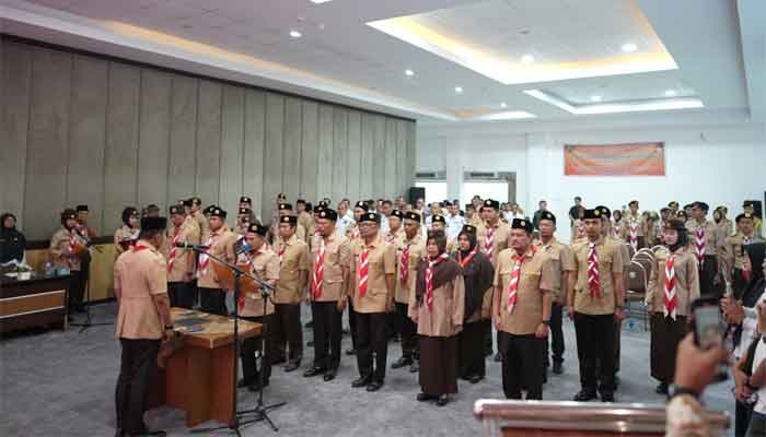 Ketua Kwatir 03 Gerakan Pramuka Sumatera Barat, Audy Joinaldy Kukuhkan Kepengurusan Kwarcab 0302 Kabupaten Solok