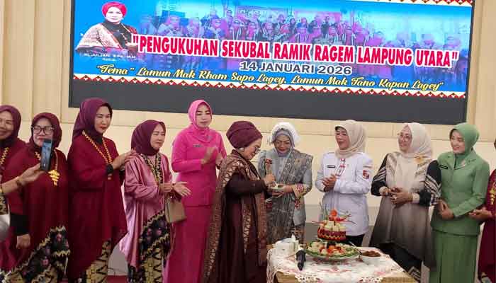 Pengukuhan Perkumpulan Sekubal Ramik Ragem Lampung Utara