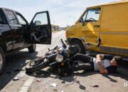 Kecelakaan Lalu Lintas, Mobil Box Hantam Motor dan Pick Up, Mahasiswi STAI Ceruk Ijuk Terluka