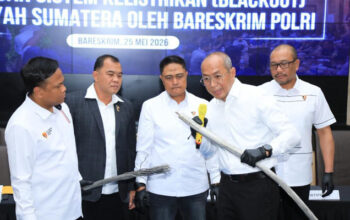Bareskrim Polri bersama PT PLN (Persero) menyampaikan hasil investigasi awal terkait gangguan sistem kelistrikan atau blackout yang terjadi di sejumlah wilayah Sumatera