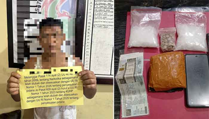 Polisi Tangkap Tersangka Pengedar Sabu-sabu dan Ekstasi di Dharmasraya