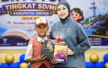 Buka Lomba Bertutur Tingkat SD/MI Tahun 2026, Bunda Literasi Bintan: Jadikan sebagai Sarana Belajar dan Pengembangan Diri